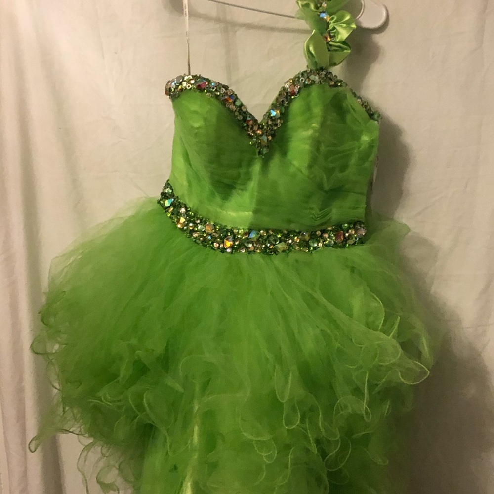 Green Flare Dress